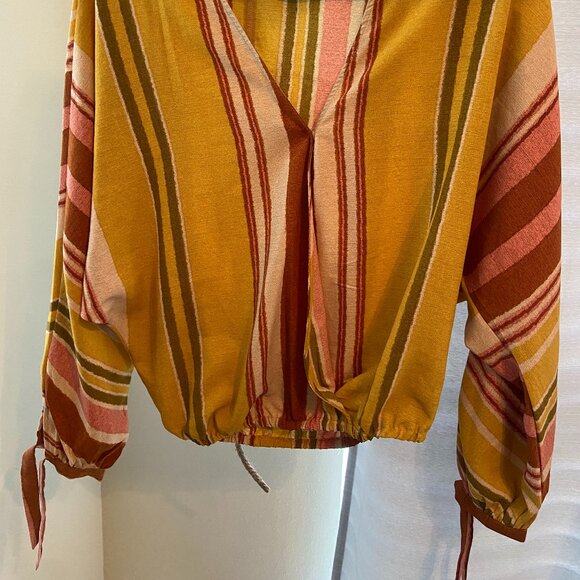 Willow + Root Striped Blouse - Picture 3 of 4